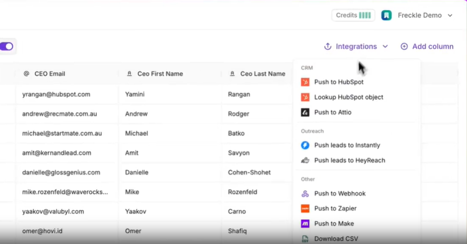 Integrations