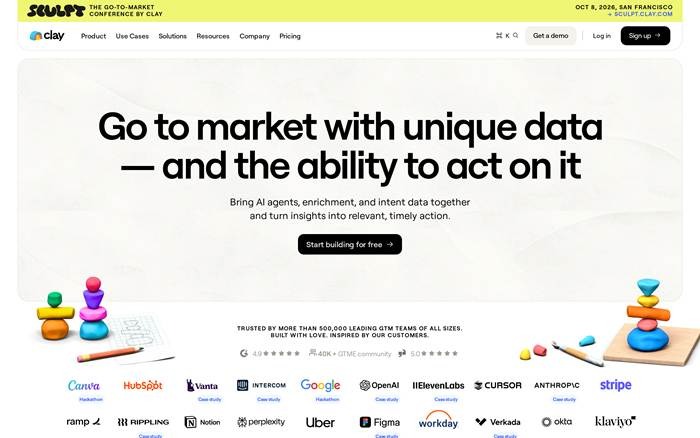 Clay GTM workflow interface