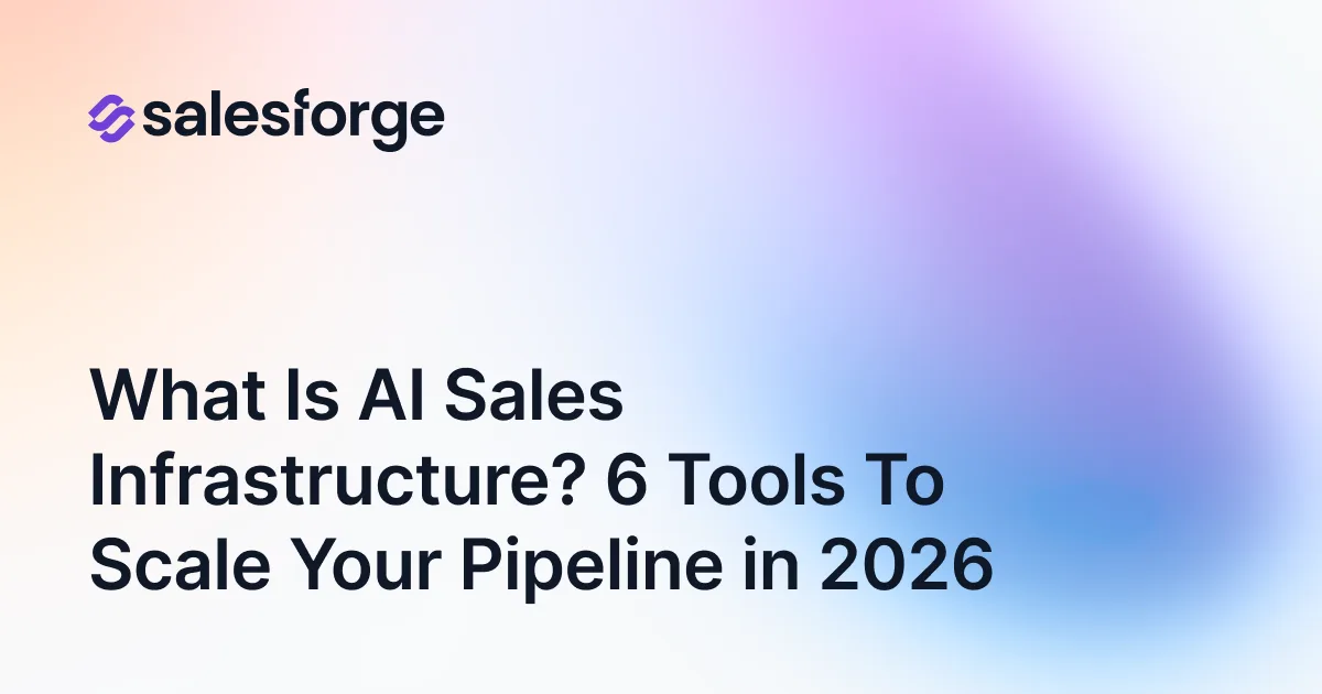 What Is AI Sales Infrastructure? 6 Tools to Scale Your Pipeline in 2026