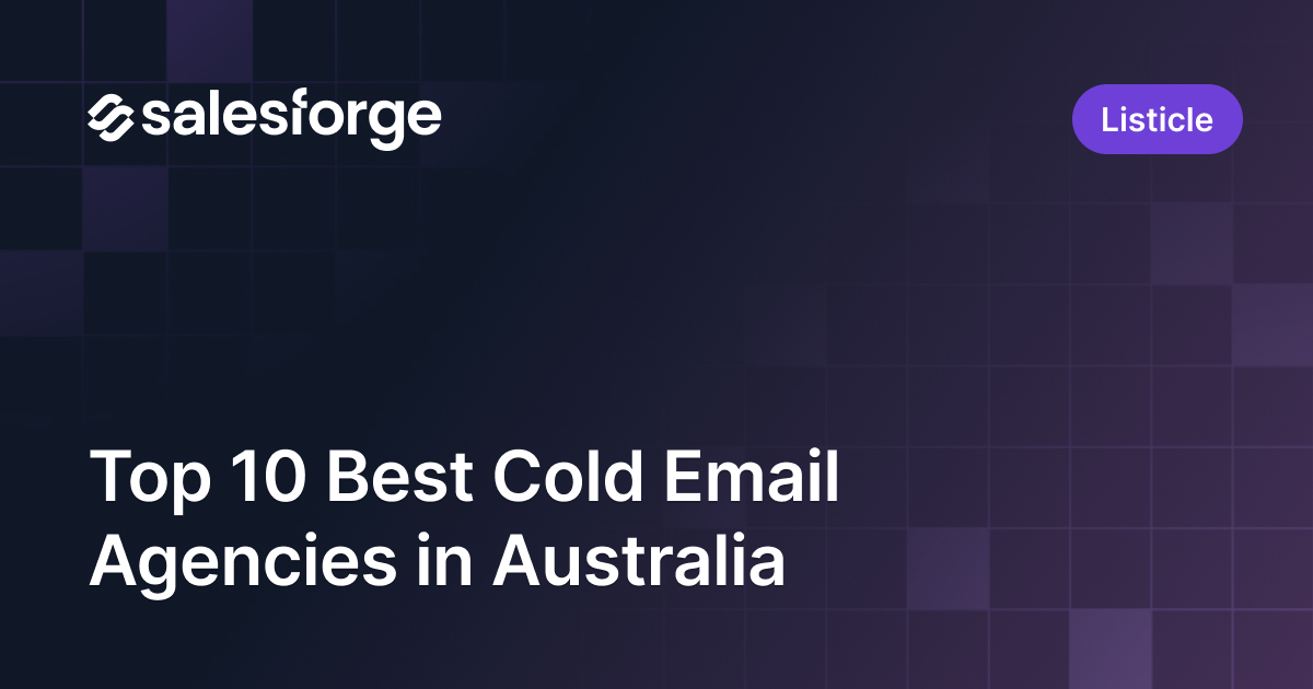 Top 10 Best Cold Email Agencies in Australia