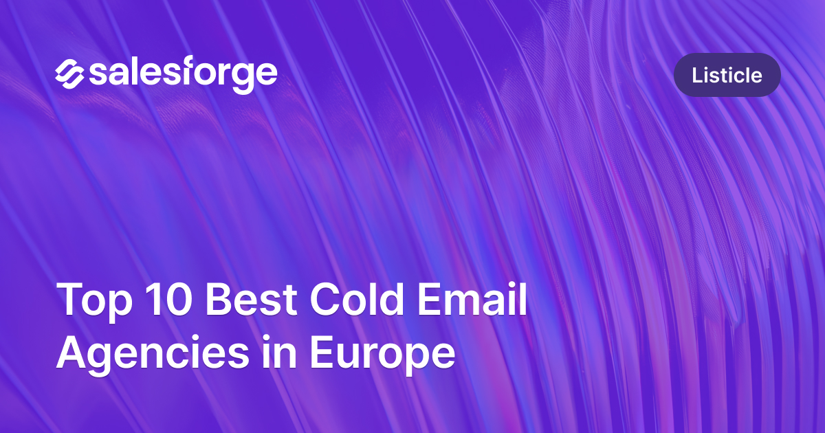 Top 10 Best Cold Email Agencies in Europe