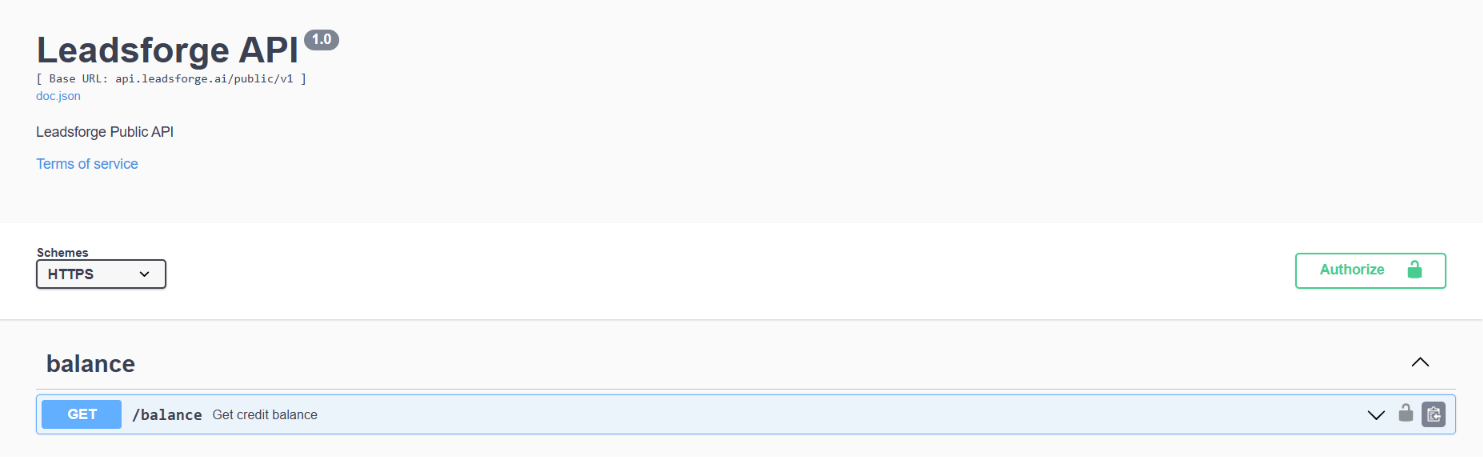 Leadsforge API