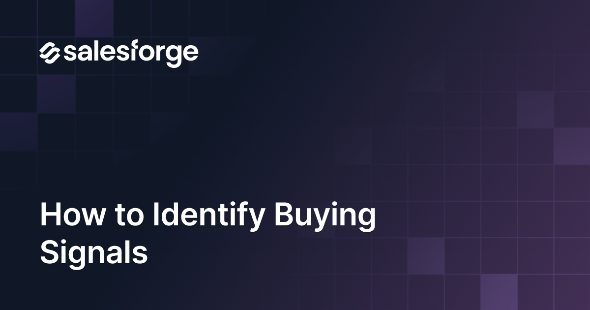 How to Identify Buying Signals