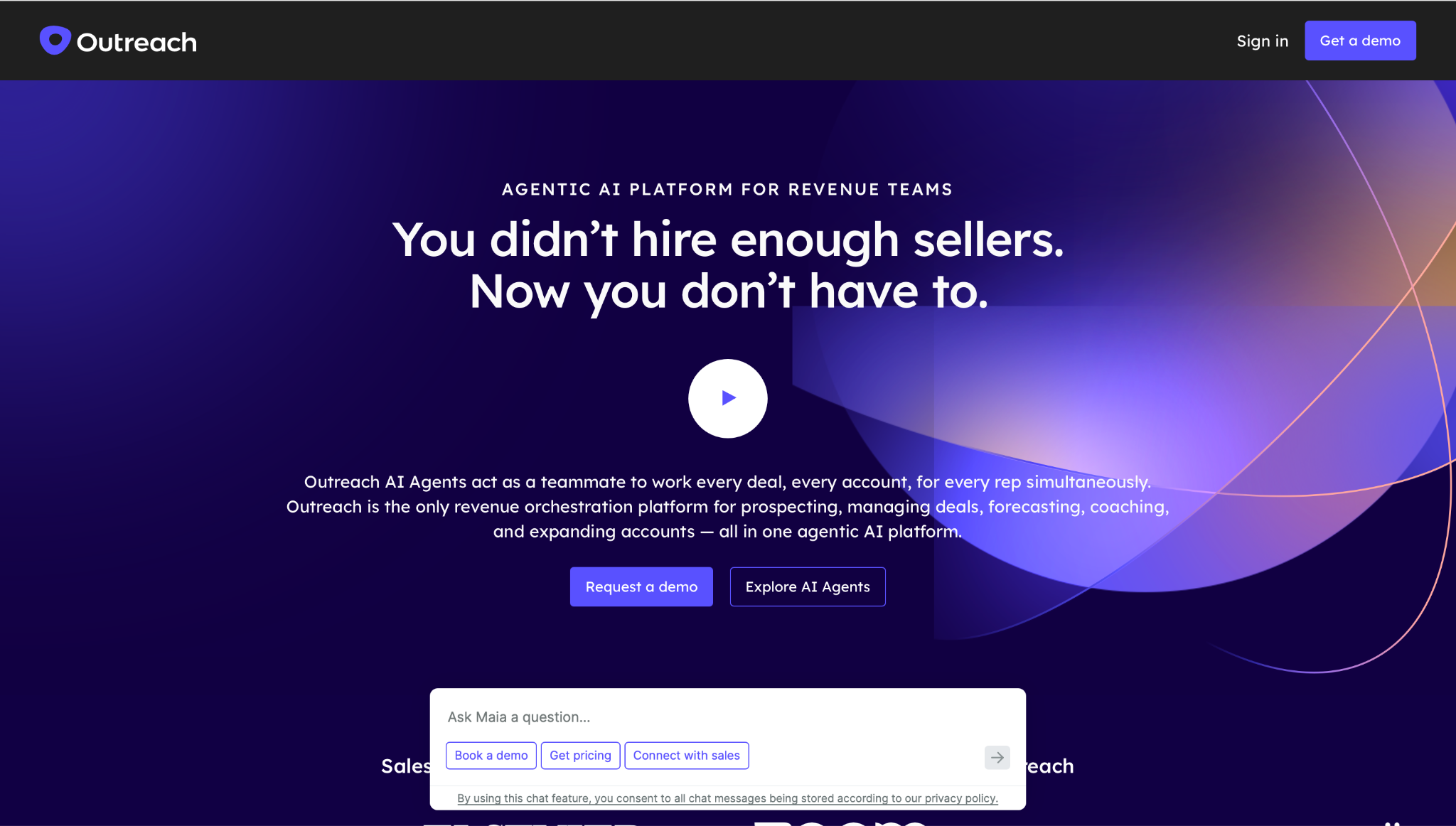 Outreach homepage