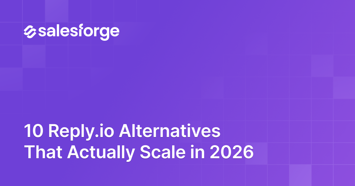 10 Reply.io Alternatives That Actually Scale in 2026