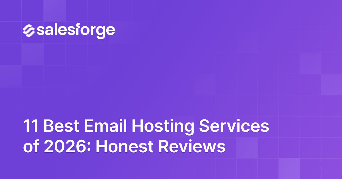 11 Best Email Hosting Services of 2026: Brutally Honest Reviews