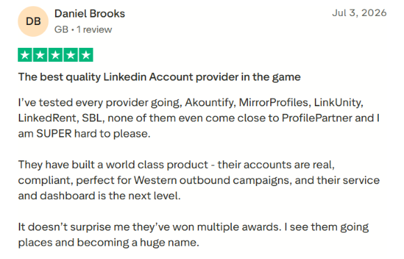 ProfilePartner trustpilot review