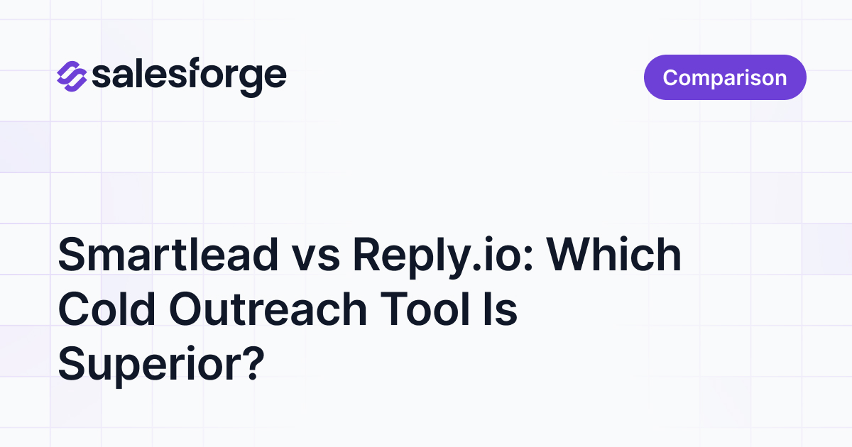 Smartlead vs Reply.io: Which Cold Outreach Tool Is Superior?