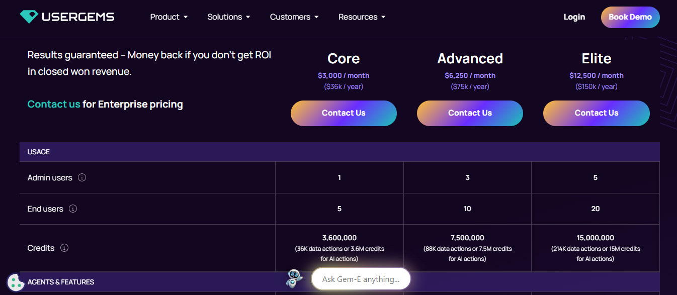 UserGems Pricing
