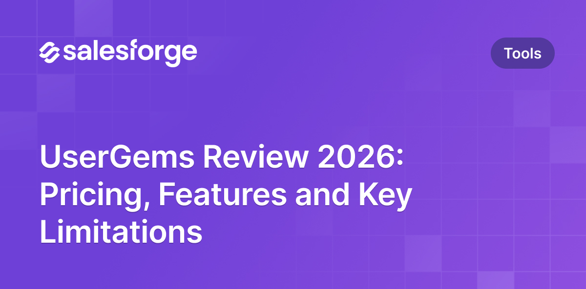 UserGems Review 2026: Pricing, Features and Key Limitations