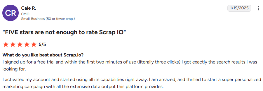 User Review