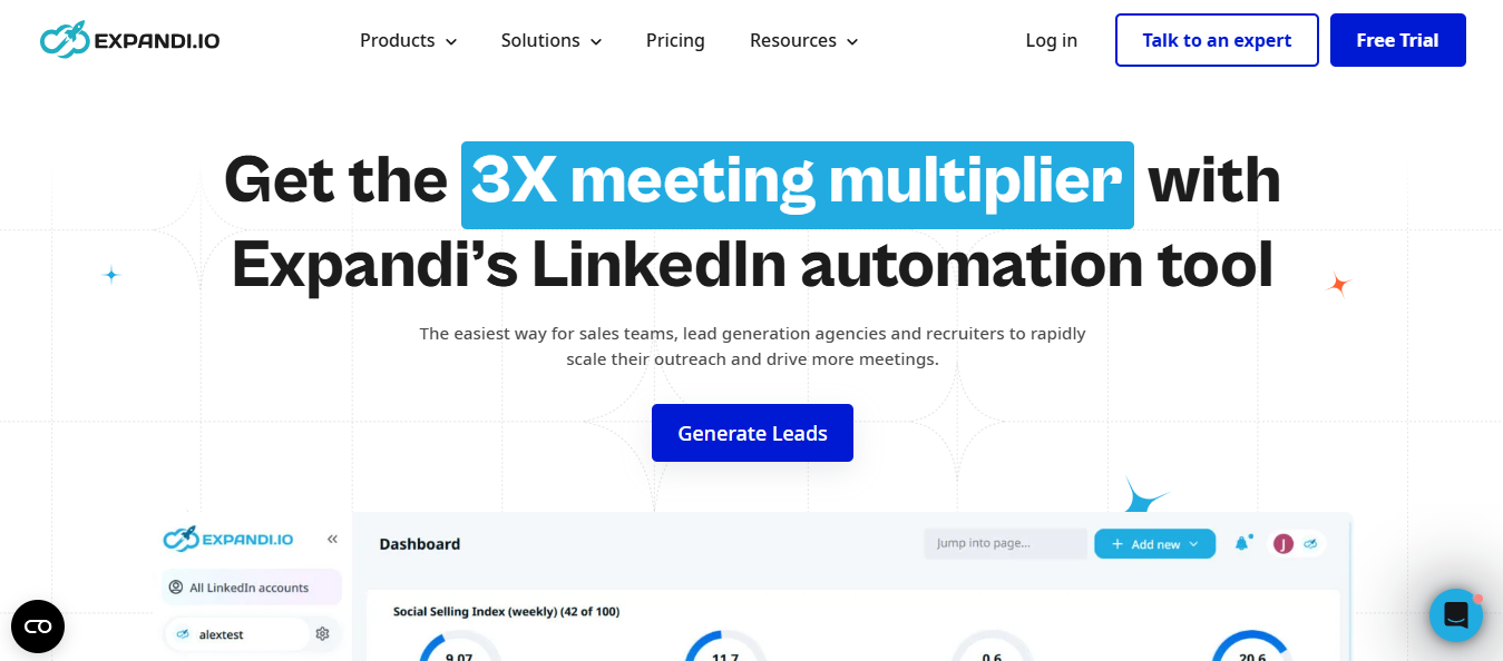 Expandi Homepage
