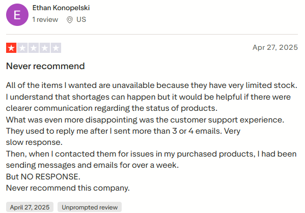 User Review