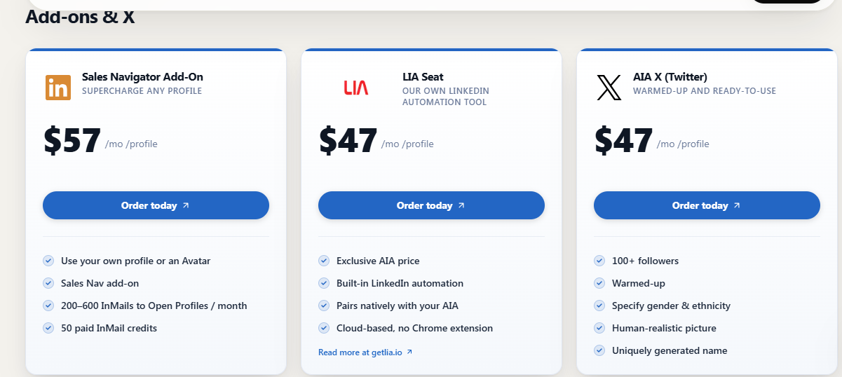 GetAIA Add-ons