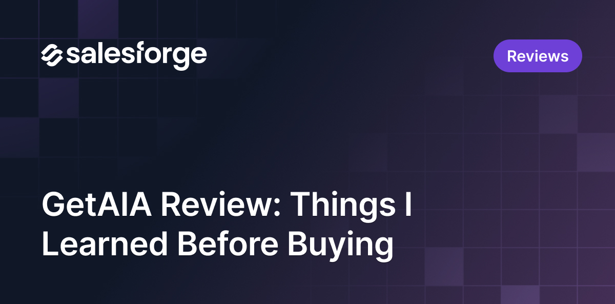 GetAIA Review: Things I Learned Before Buying
