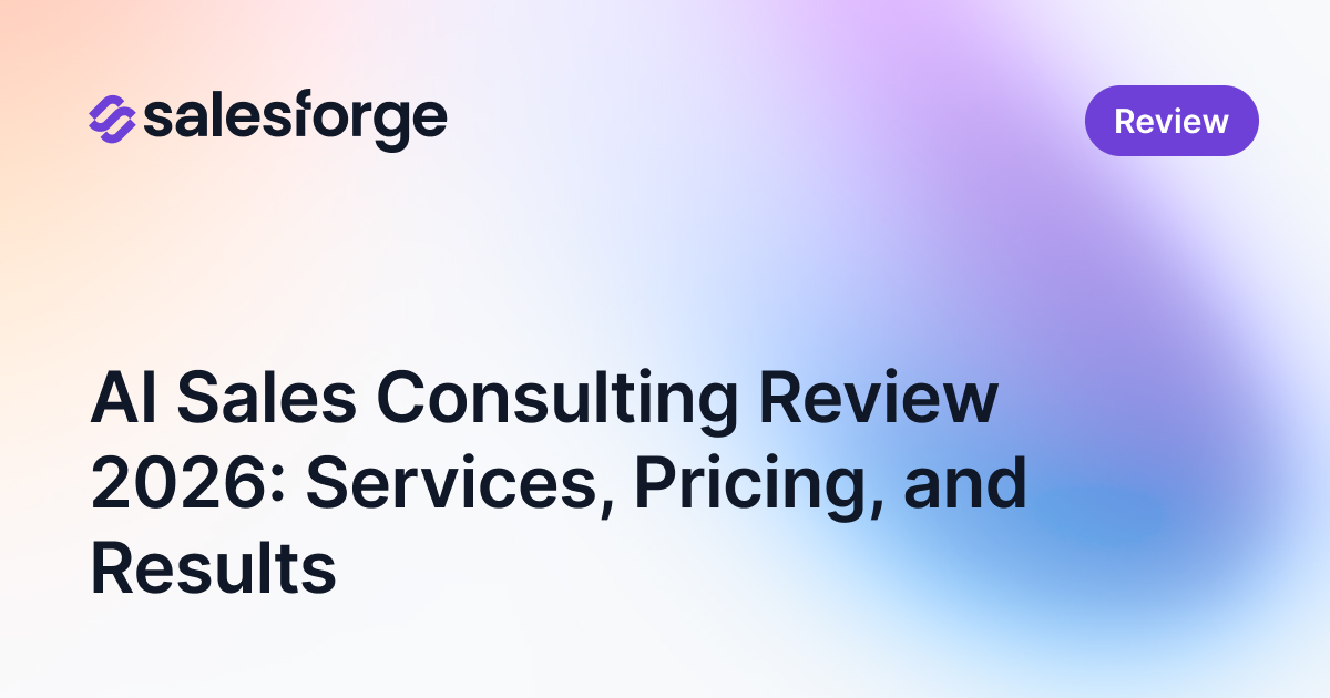 AI Sales Consulting Review 2026: Services, Pricing, and Results