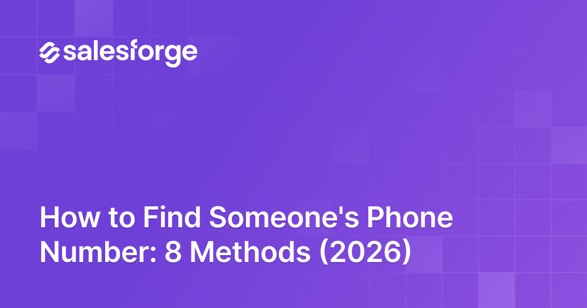 How to Find Someone's Phone Number: 8 Methods (2026)