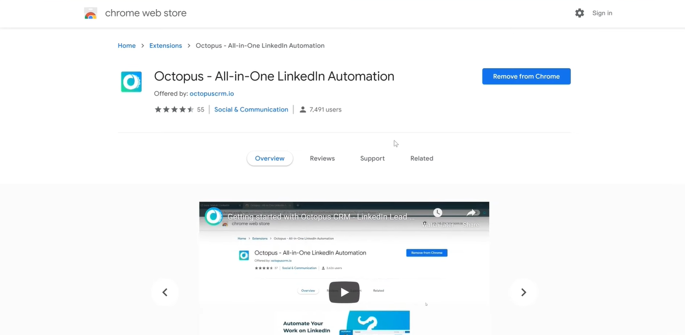 OctopusCRM Extension