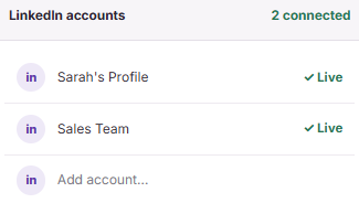 Connecting LinkedIn Account in Outflo