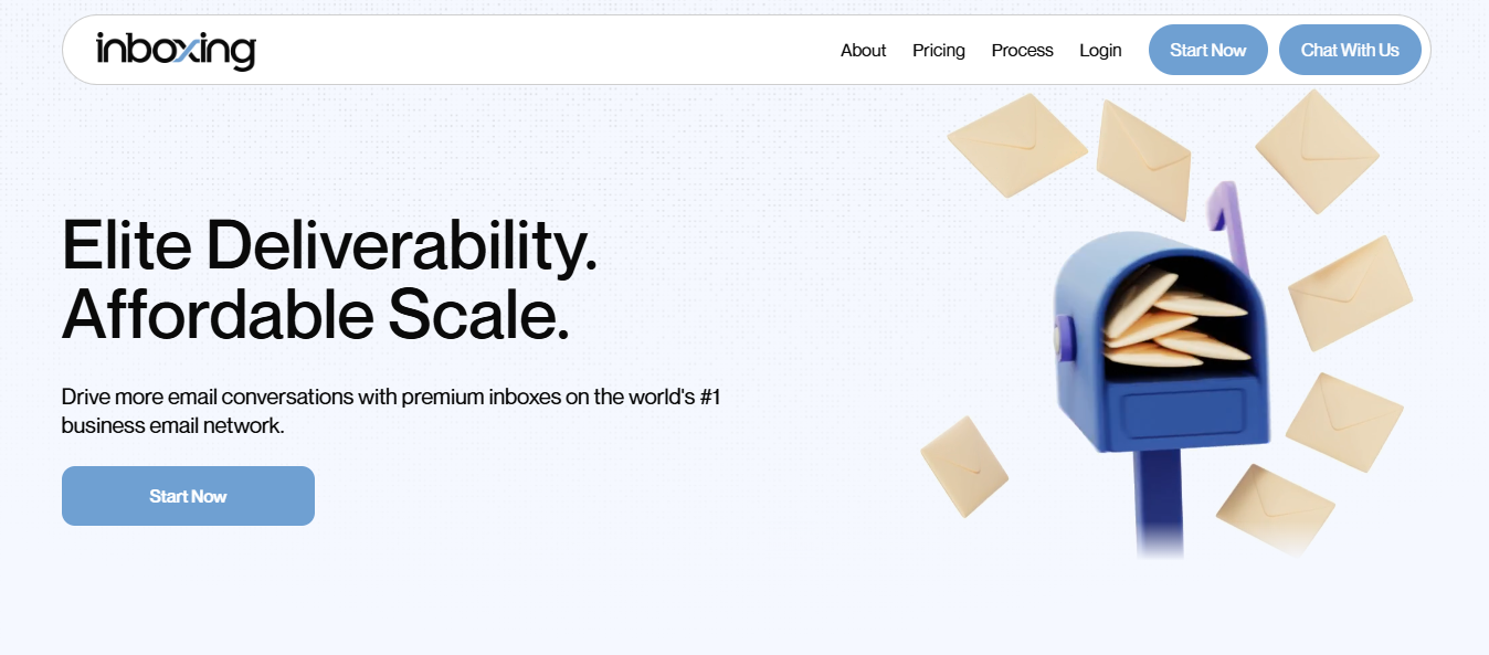 Inboxing Homepage