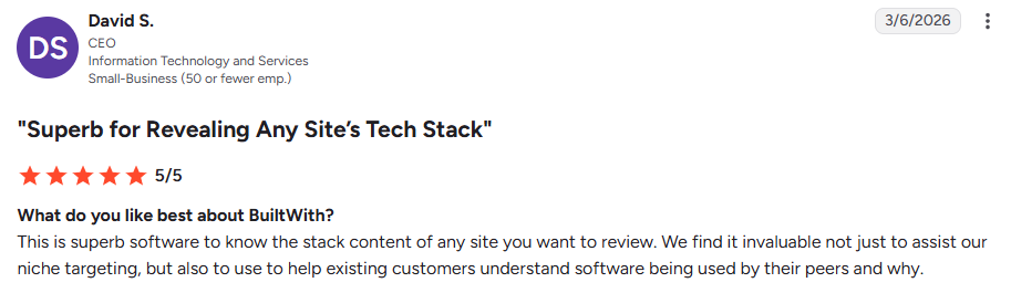 User Review