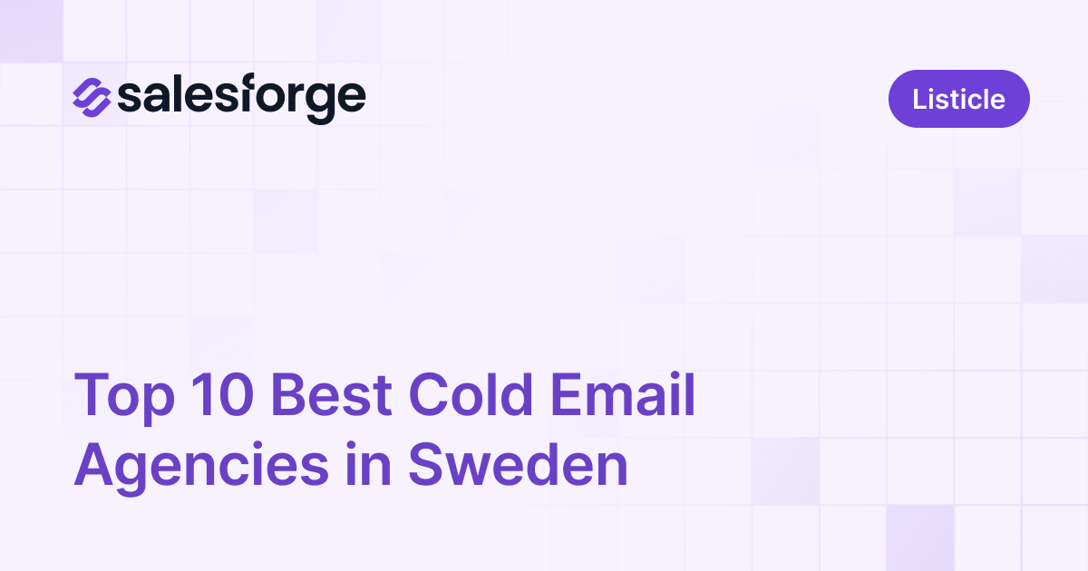 Top 10 Best Cold Email Agencies in Sweden