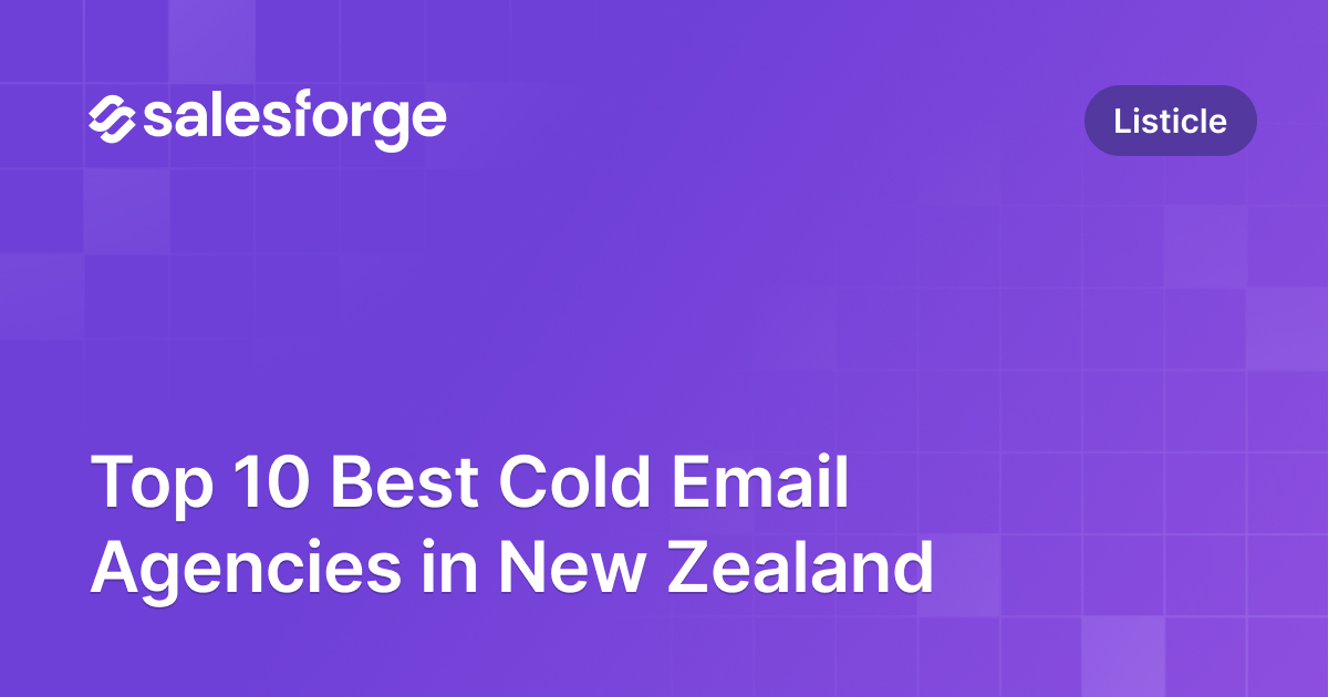 Top 10 Best Cold Email Agencies in New Zealand
