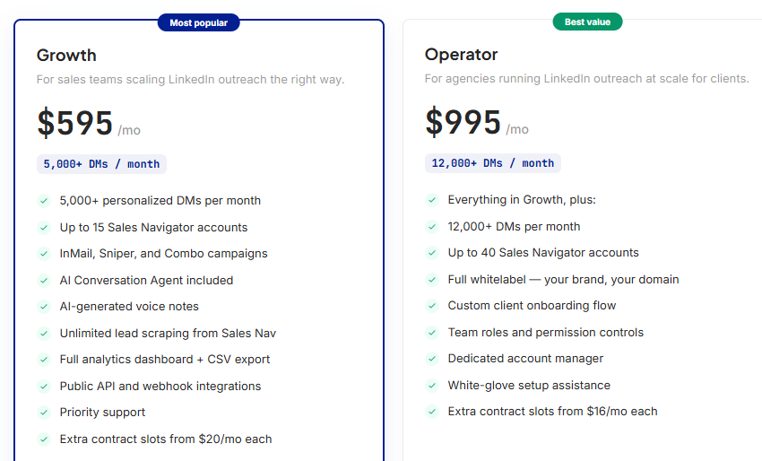 InMailer AI pricing