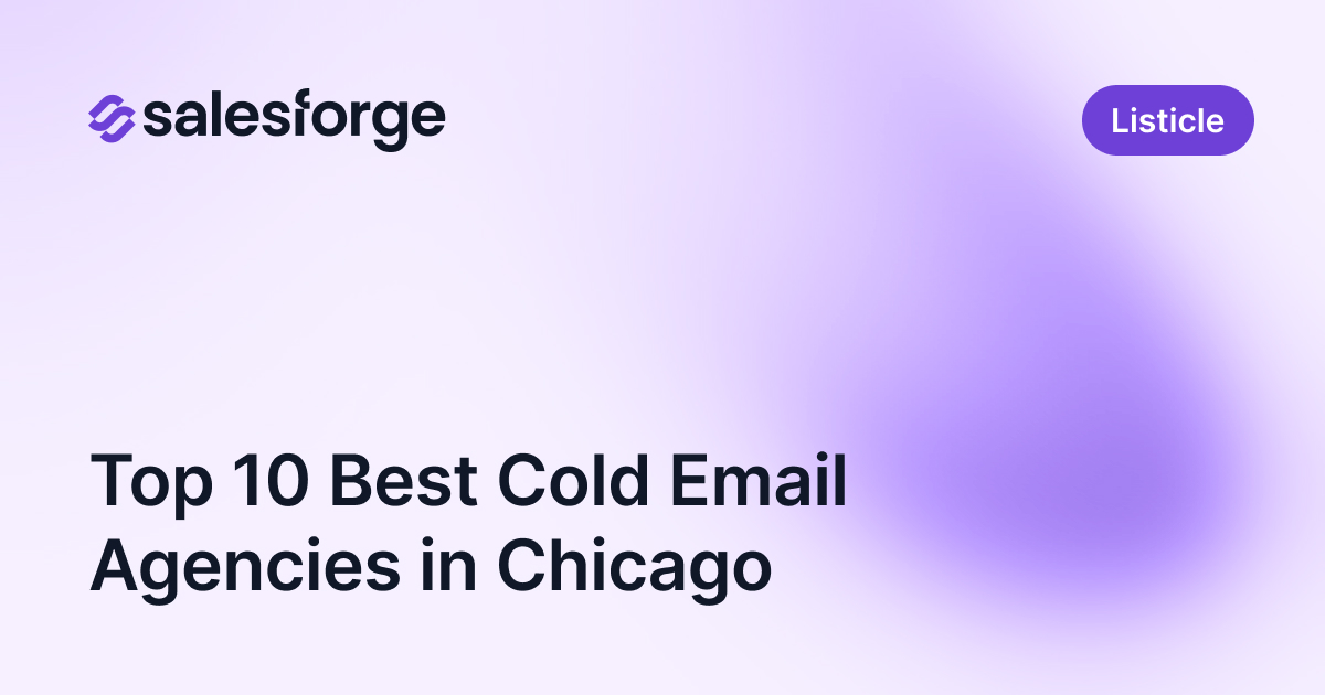 Top 10 Best Cold Email Agencies in Chicago