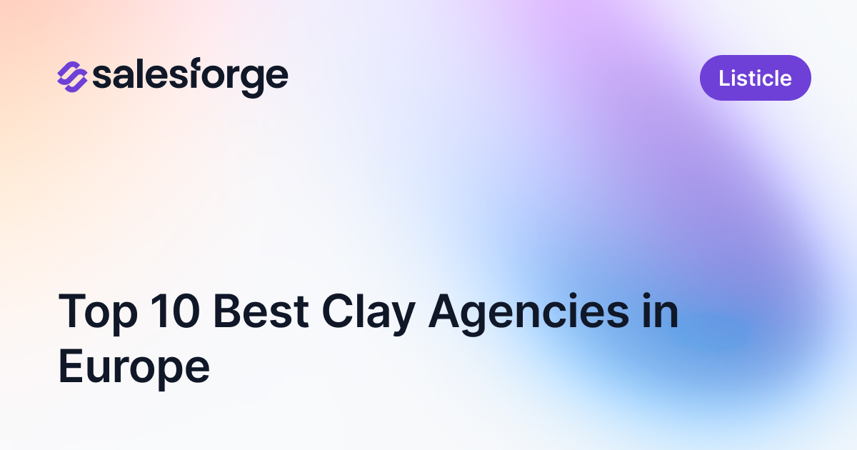 Top 10 Best Clay Agencies in Europe
