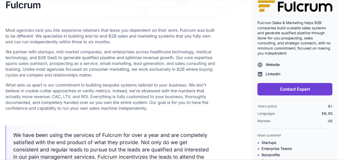 Fulcrum, Forge certified partner
