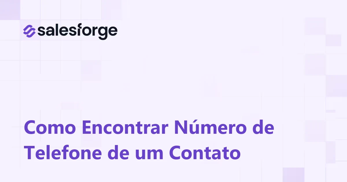 Como Encontrar Número de Telefone de um Contato