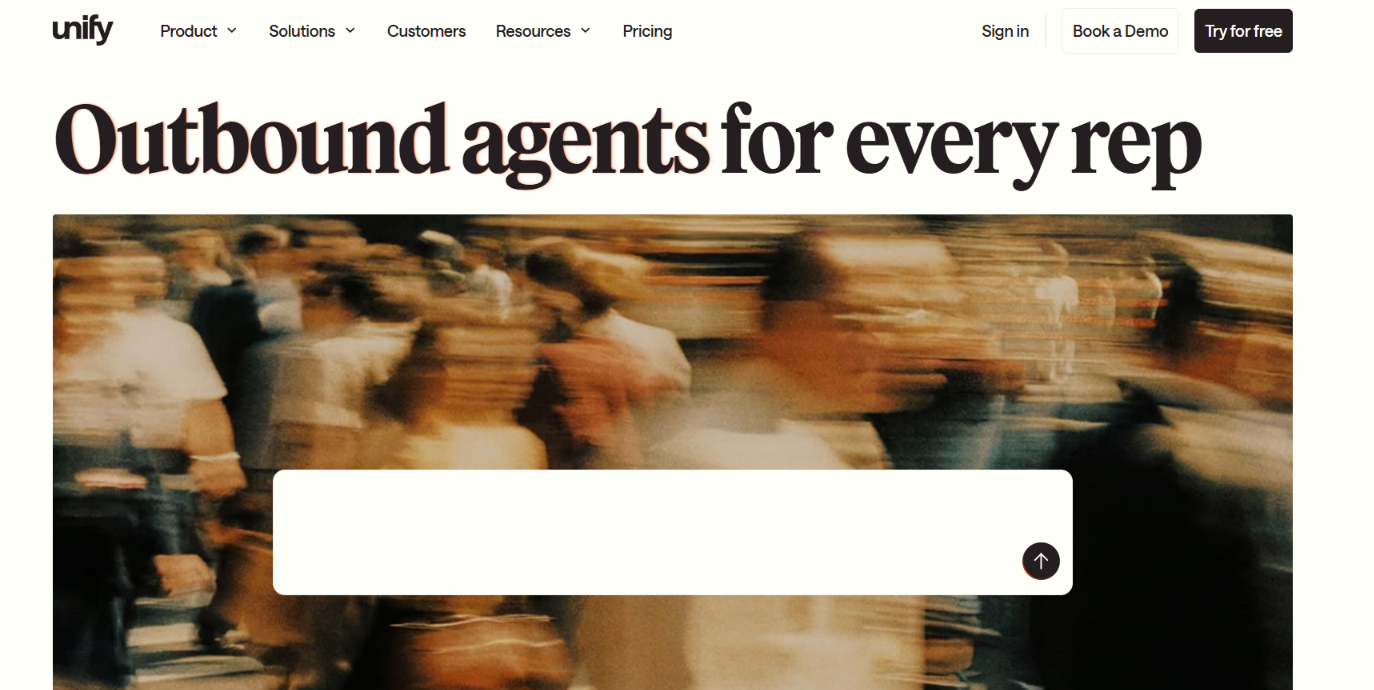 Unify homepage