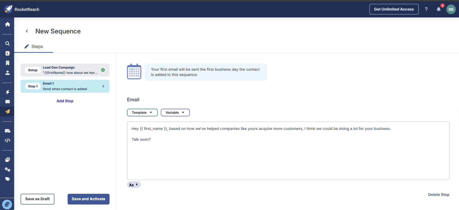RocketReach Messages, Sequences And Autopilot