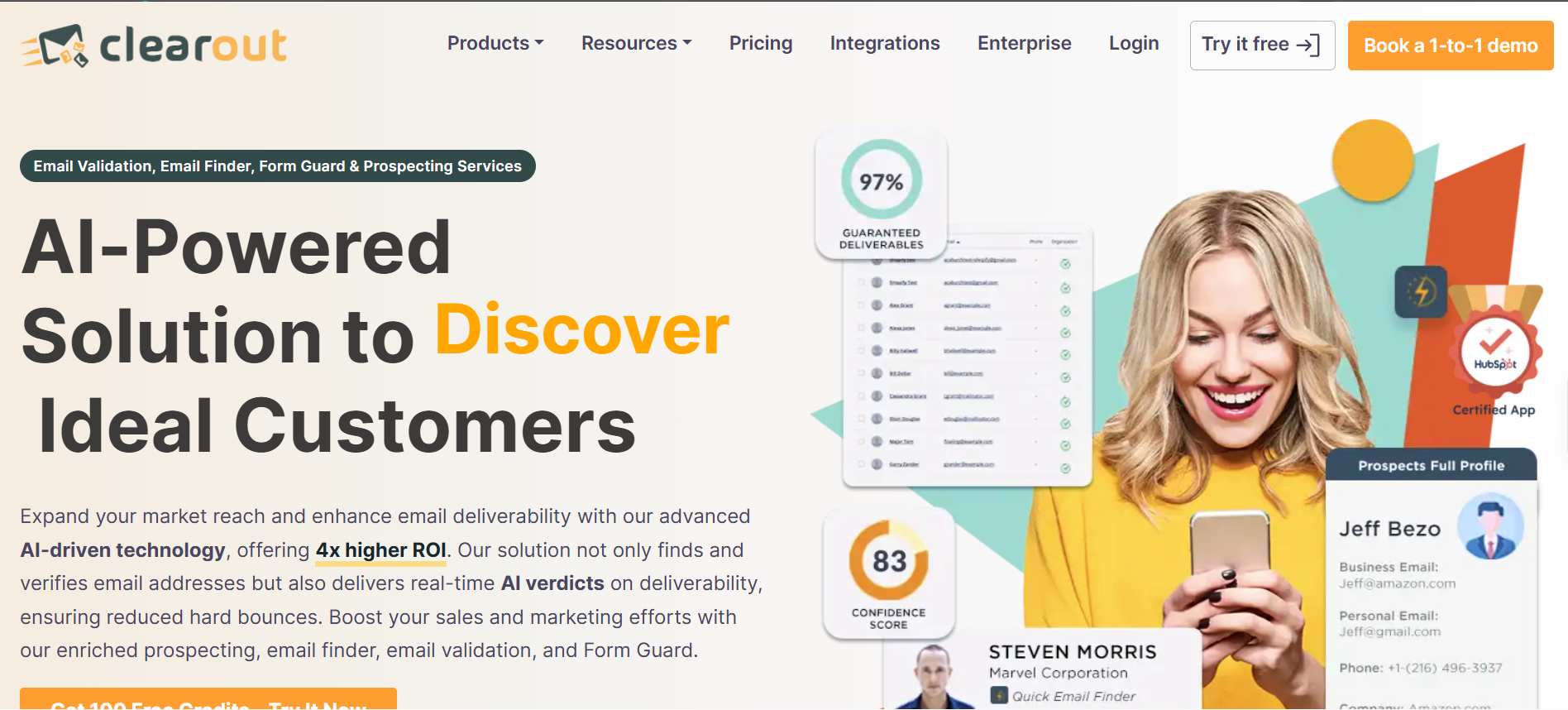 clearout.io website