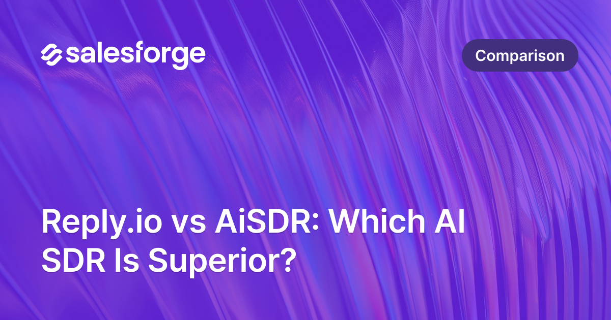 Reply.io vs AiSDR: In-Depth AI SDR Comparison