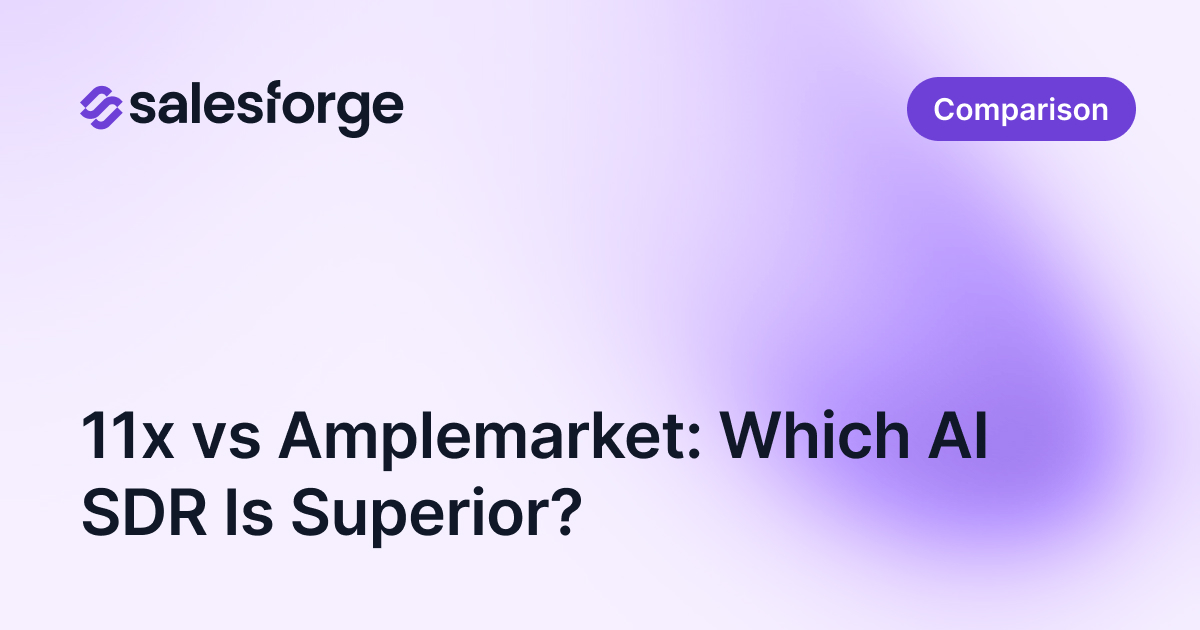 11x vs Amplemarket: AI SDR Comparison