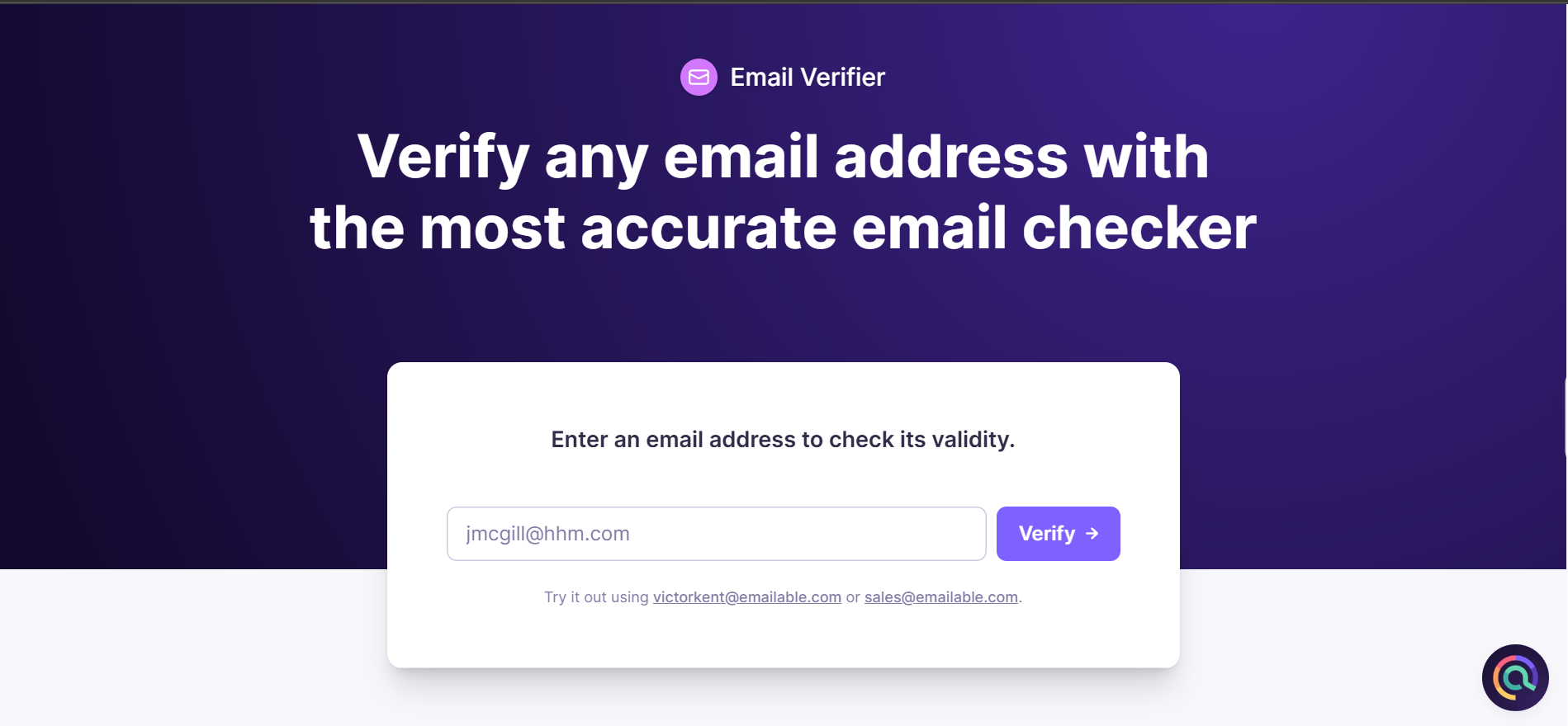 emailable - verify any email address with the most accurate email checker