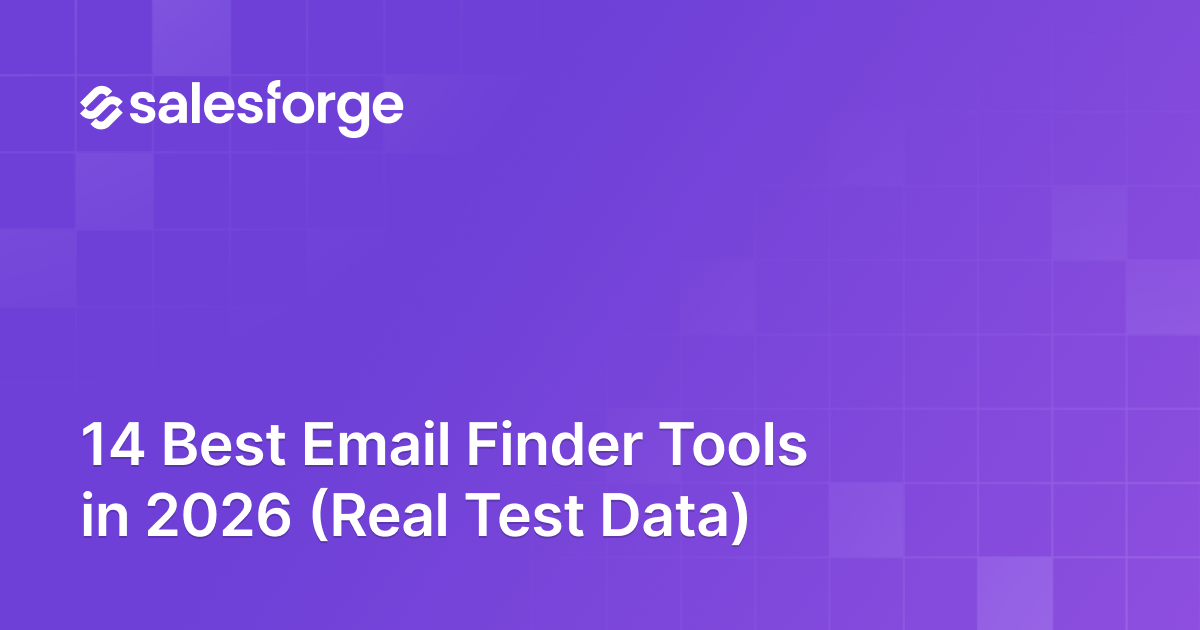 14 Best Email Finder Tools in 2026 (Real Test Data)
