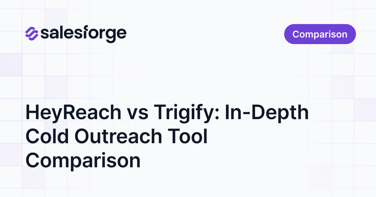 HeyReach vs Trigify: In-Depth Cold Outreach Tool Comparison