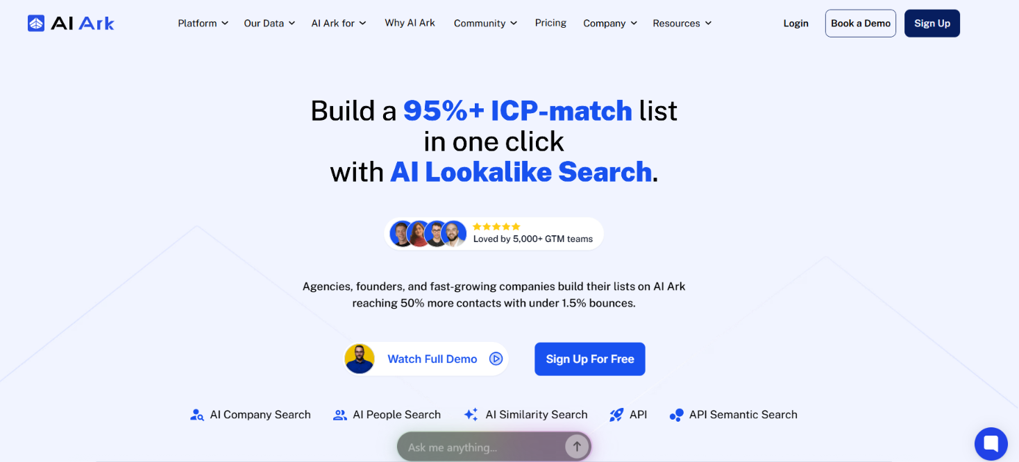 AI Ark review homepage