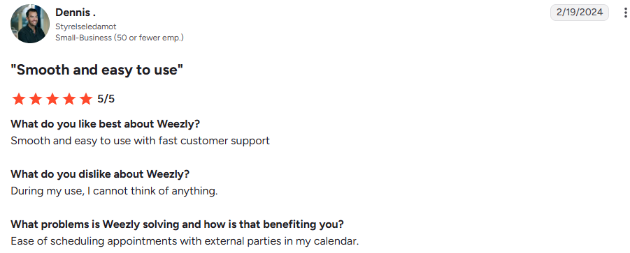 User Review