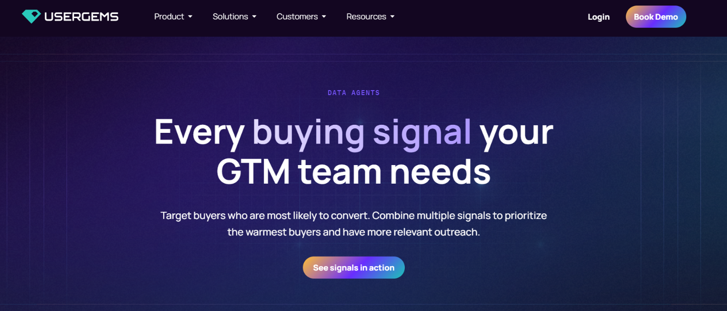 UserGems homepage