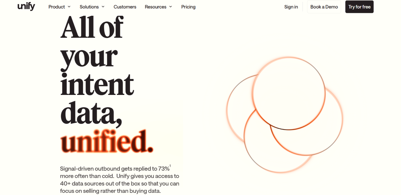 Unify homepage
