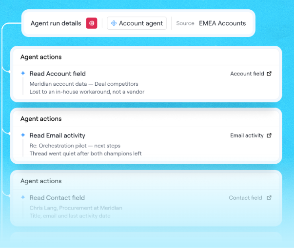 Account agent by Clay