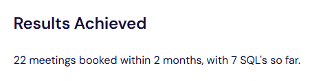 Whistle Client Case Study Results