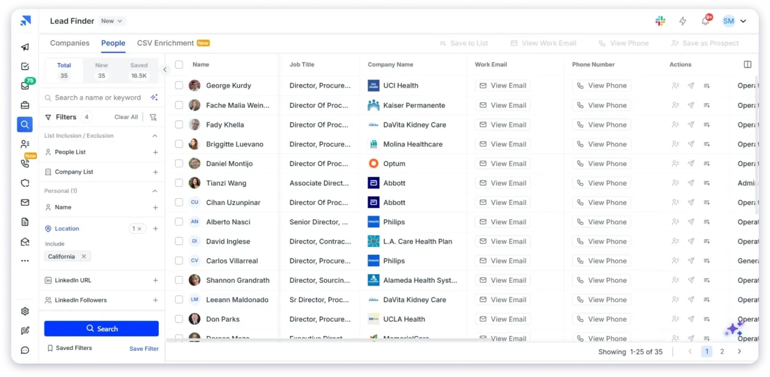 Saleshandy Lead Finder