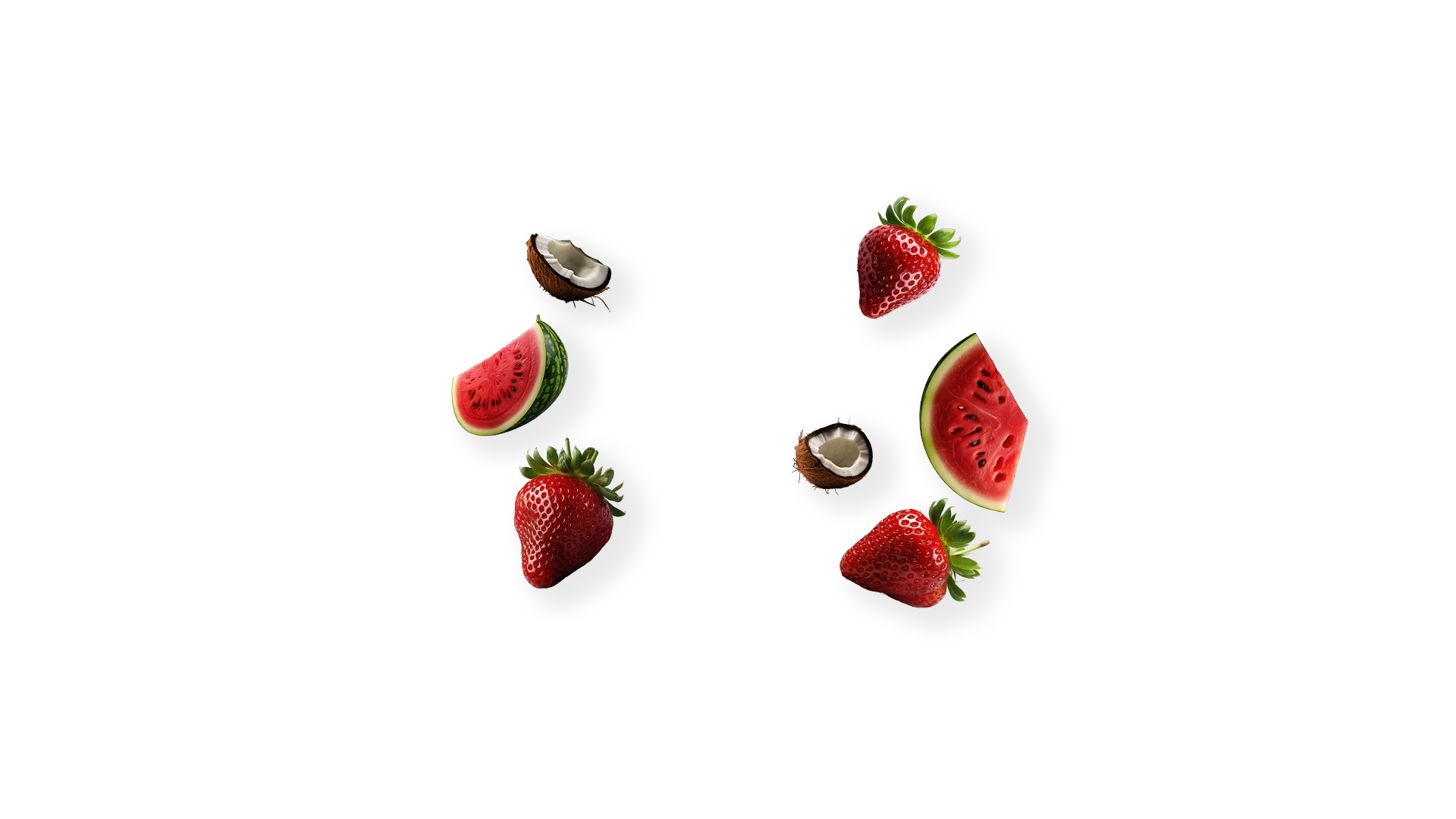 Several pieces of berries