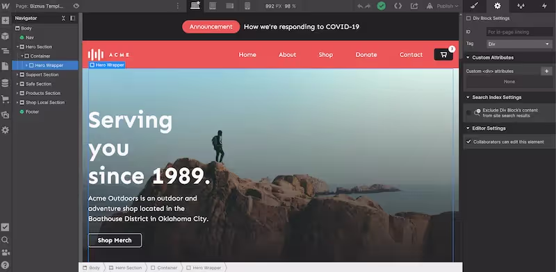 webflow 使い方