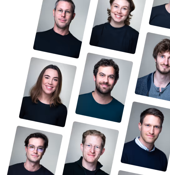 Portraits of Klim team members